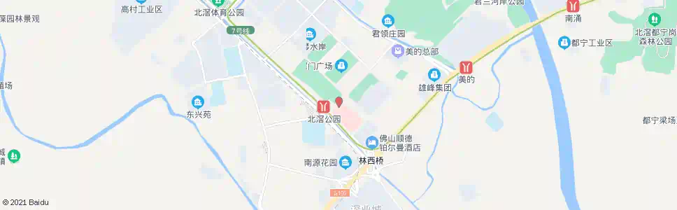 佛山西滘医院_公交站地图_佛山公交_妙搜公交查询2025