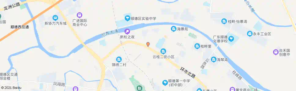 佛山福盈酒店_公交站地图_佛山公交_妙搜公交查询2025