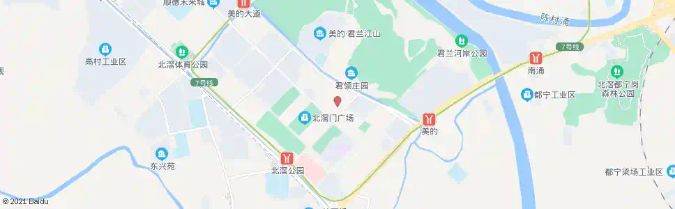 佛山北滘行政服中心_公交站地图_佛山公交_妙搜公交查询2025