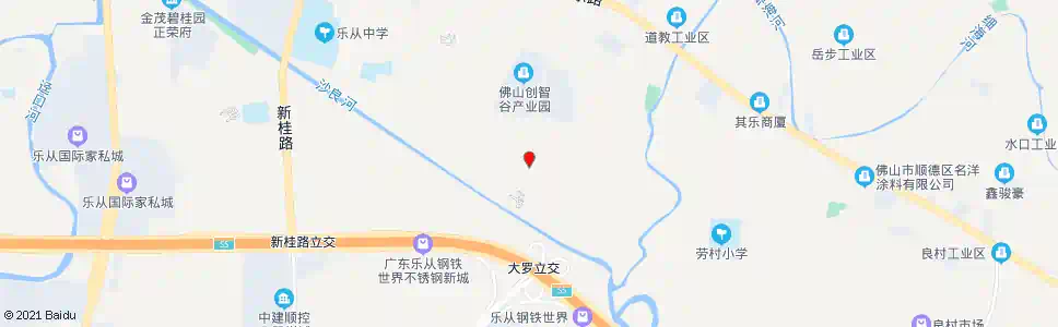 佛山大罗村委会_公交站地图_佛山公交_妙搜公交查询2025