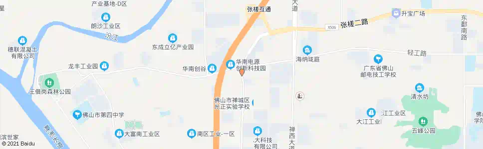 佛山生村工业区_公交站地图_佛山公交_妙搜公交查询2025