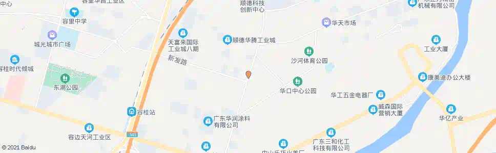 佛山新发路口_公交站地图_佛山公交_妙搜公交查询2025