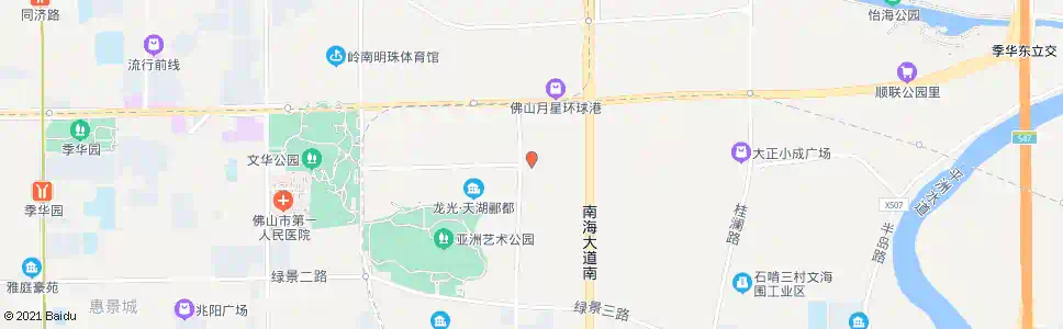 佛山湖景路口_公交站地图_佛山公交_妙搜公交查询2025
