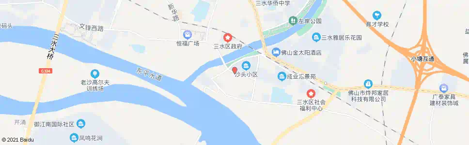 佛山沙头市场(西南)_公交站地图_佛山公交_妙搜公交查询2025