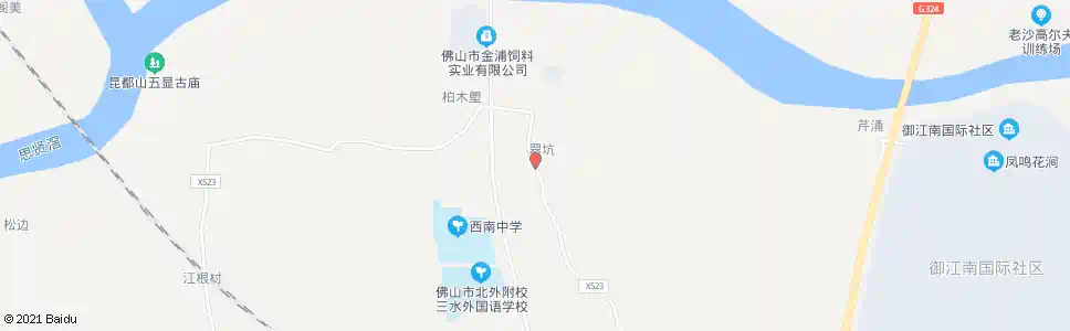 佛山翠坑村_公交站地图_佛山公交_妙搜公交查询2025