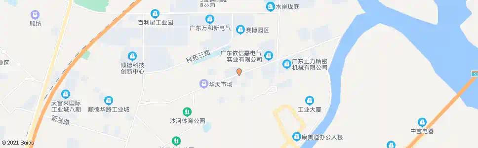 佛山华天中路_公交站地图_佛山公交_妙搜公交查询2025