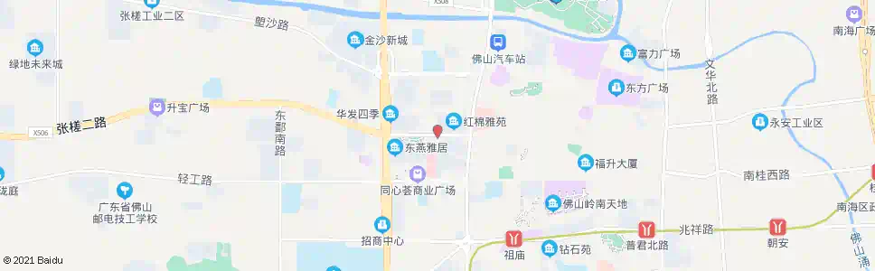 佛山白燕公园_公交站地图_佛山公交_妙搜公交查询2025