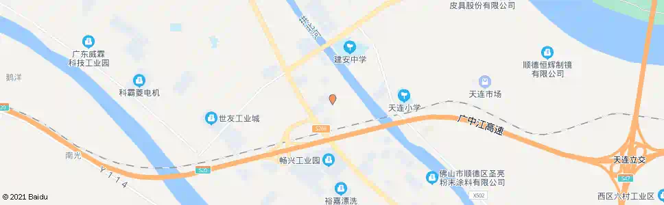 佛山祥安北路_公交站地图_佛山公交_妙搜公交查询2025
