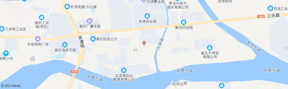 佛山兴业路(威灵厂)_公交站地图_佛山公交_妙搜公交查询2025