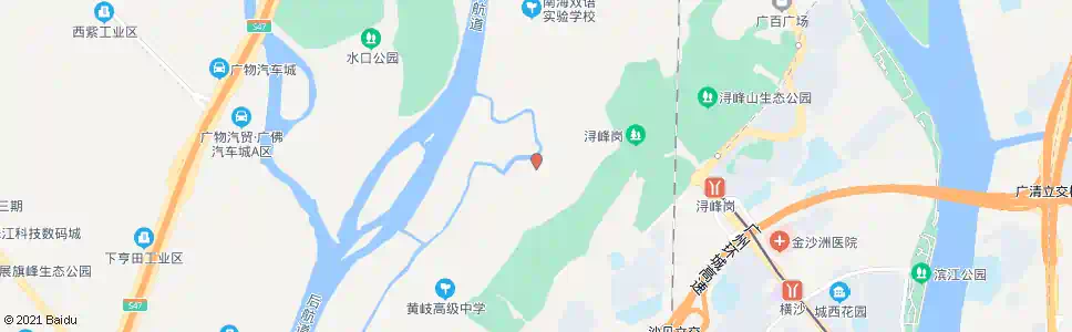 佛山后海村总站_公交站地图_佛山公交_妙搜公交查询2025