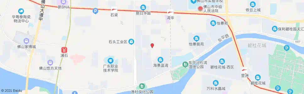 佛山大江路中_公交站地图_佛山公交_妙搜公交查询2025