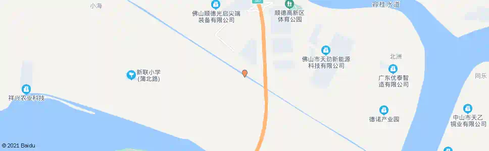 佛山聚胜电管站_公交站地图_佛山公交_妙搜公交查询2025