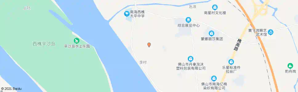 佛山十甲村_公交站地图_佛山公交_妙搜公交查询2025