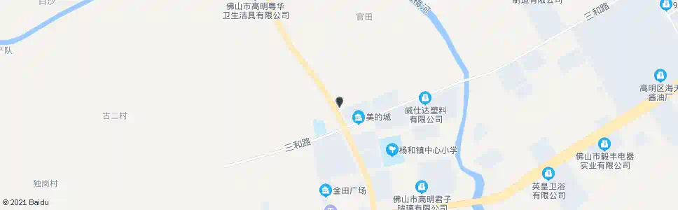 佛山豸岗村_公交站地图_佛山公交_妙搜公交查询2025