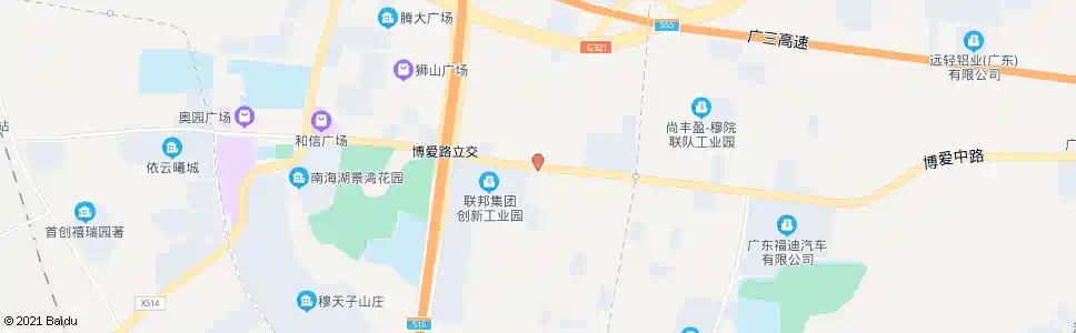 佛山博爱罗穆路口_公交站地图_佛山公交_妙搜公交查询2025
