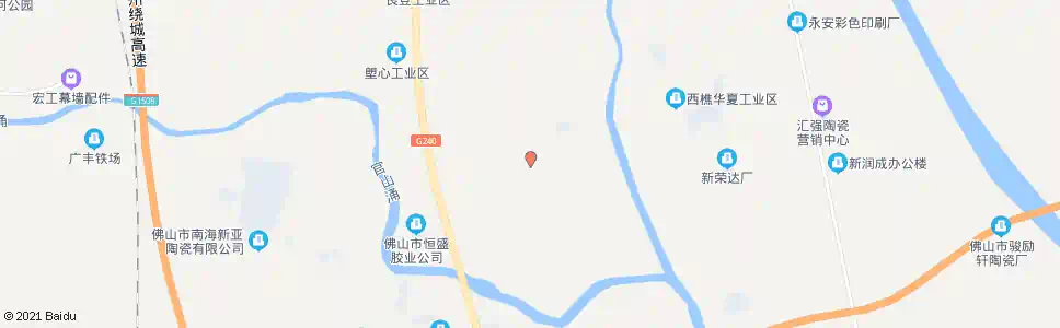 佛山朗心村委会_公交站地图_佛山公交_妙搜公交查询2025