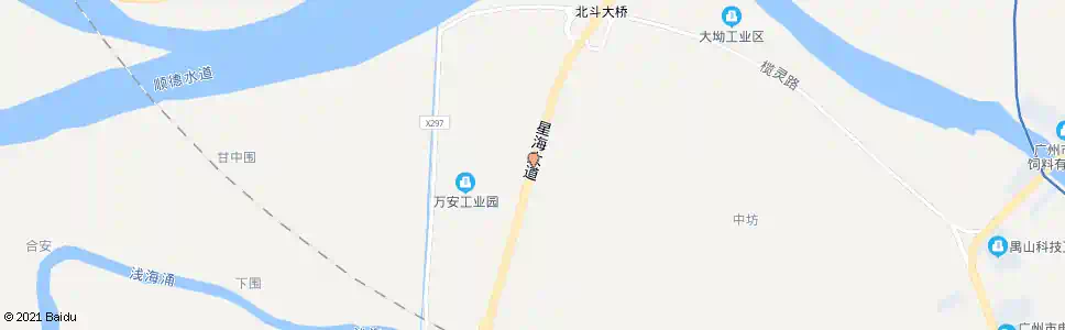 佛山星海大道万安工业区_公交站地图_佛山公交_妙搜公交查询2025