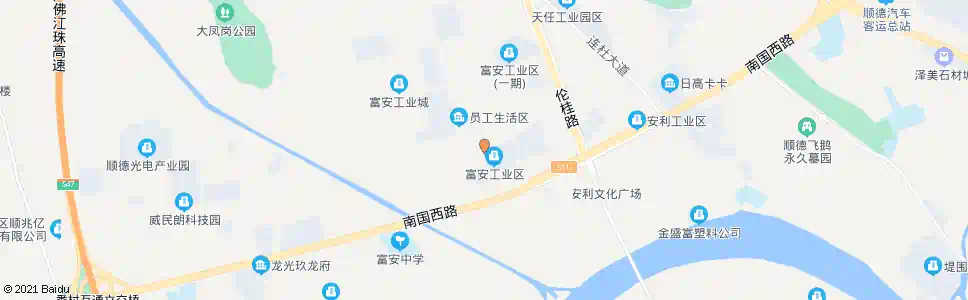 佛山百辉厂_公交站地图_佛山公交_妙搜公交查询2025