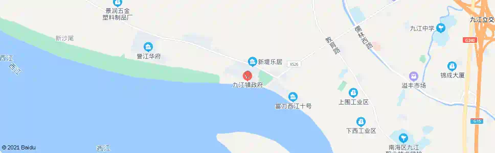 佛山九江镇南_公交站地图_佛山公交_妙搜公交查询2025