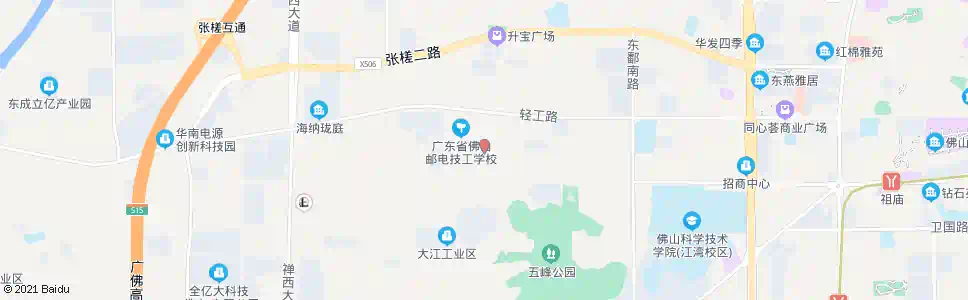 佛山大沙村_公交站地图_佛山公交_妙搜公交查询2025