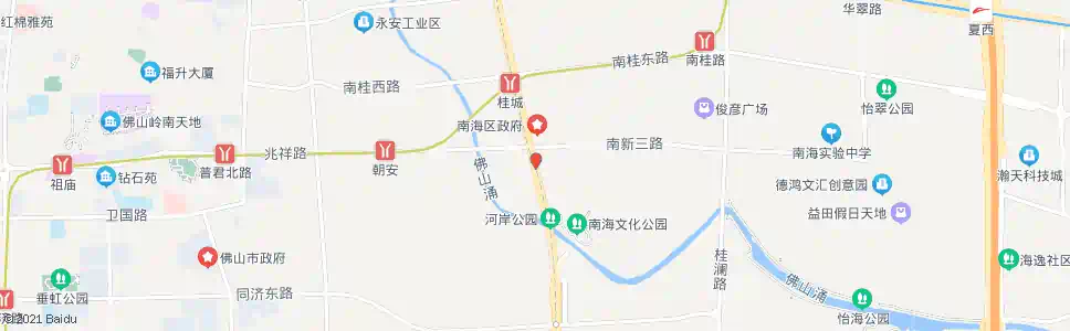 佛山华阳桥北_公交站地图_佛山公交_妙搜公交查询2025