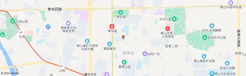 佛山城南小学_公交站地图_佛山公交_妙搜公交查询2025