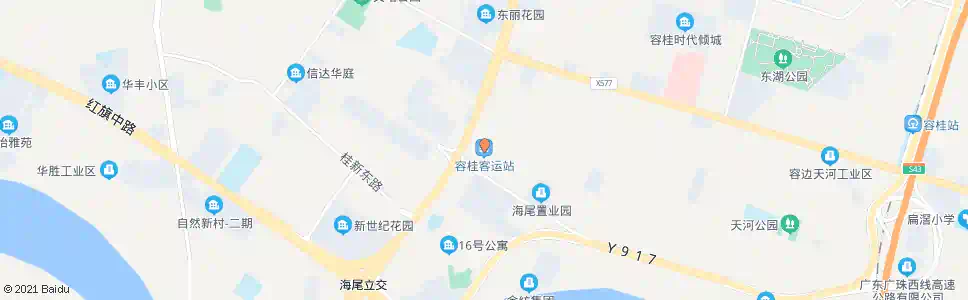 佛山容桂客运站(105国道)_公交站地图_佛山公交_妙搜公交查询2025