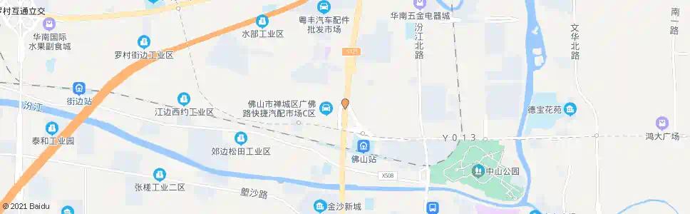 佛山五一大道北_公交站地图_佛山公交_妙搜公交查询2025