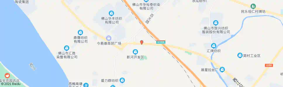 佛山新河村_公交站地图_佛山公交_妙搜公交查询2025