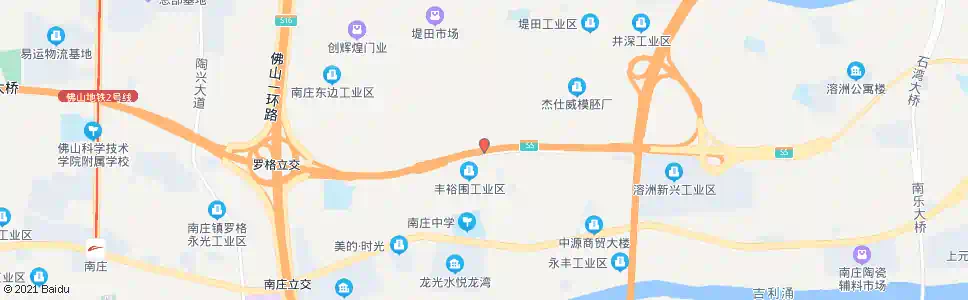佛山九曲村_公交站地图_佛山公交_妙搜公交查询2025