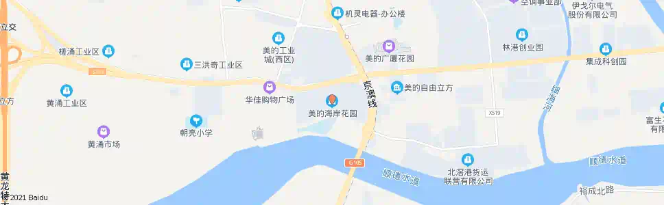 佛山美的海岸花园_公交站地图_佛山公交_妙搜公交查询2025