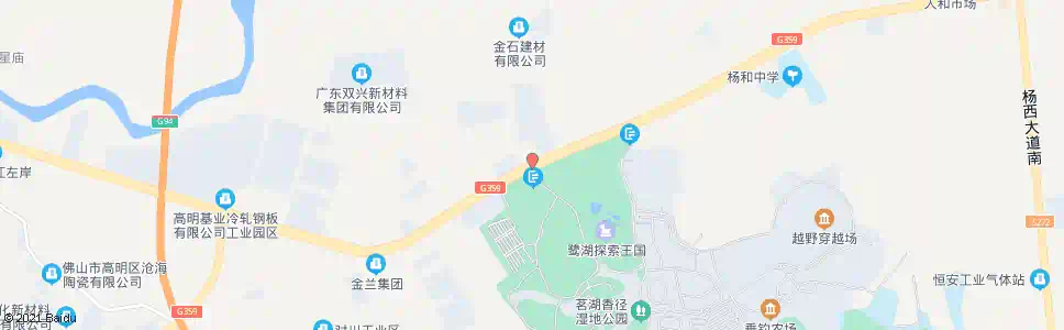 佛山独岗_公交站地图_佛山公交_妙搜公交查询2025