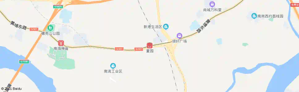 广州BRT夏园_公交站地图_广州公交_妙搜公交查询2025