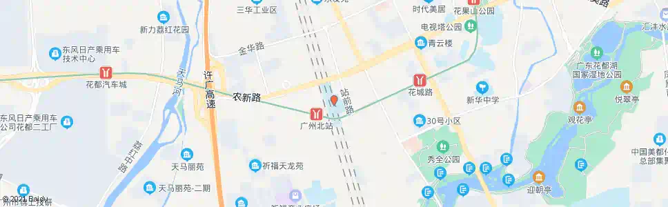 广州珠江西路北_公交站地图_广州公交_妙搜公交查询2025