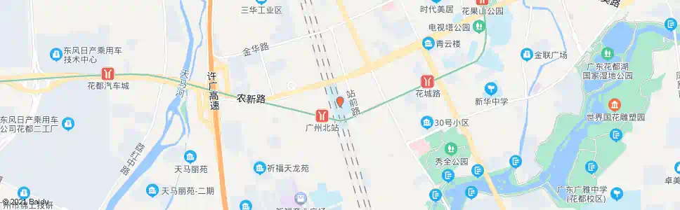 广州大沥城区北_公交站地图_广州公交_妙搜公交查询2025