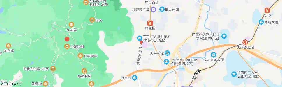 广州鸡颈坑_公交站地图_广州公交_妙搜公交查询2025