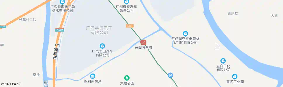 广州汽车城地铁_公交站地图_广州公交_妙搜公交查询2025