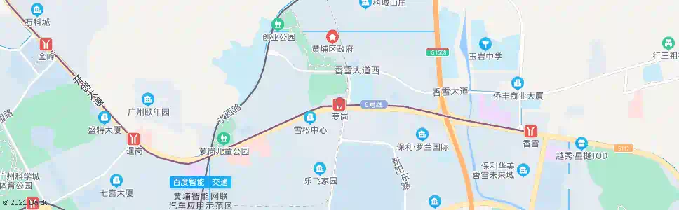 广州萝岗墟_公交站地图_广州公交_妙搜公交查询2025
