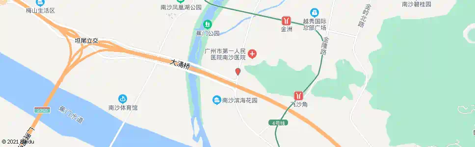 广州滨海半岛_公交站地图_广州公交_妙搜公交查询2025
