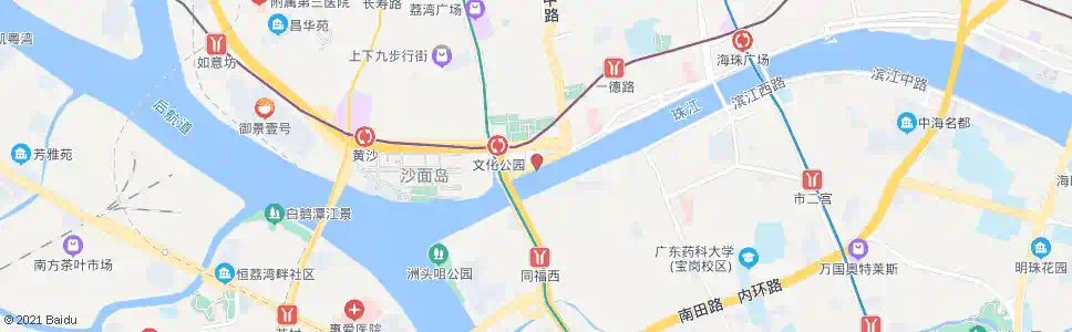 广州西堤码头_公交站地图_广州公交_妙搜公交查询2025