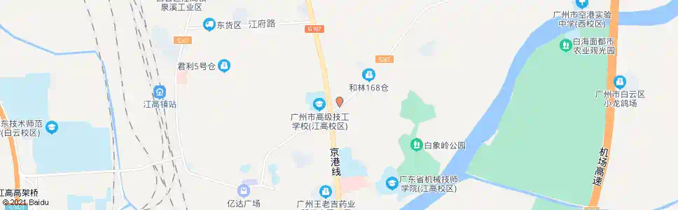 广州江人路(广花路口)_公交站地图_广州公交_妙搜公交查询2025