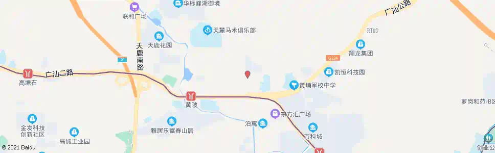 广州荔联街道办_公交站地图_广州公交_妙搜公交查询2025