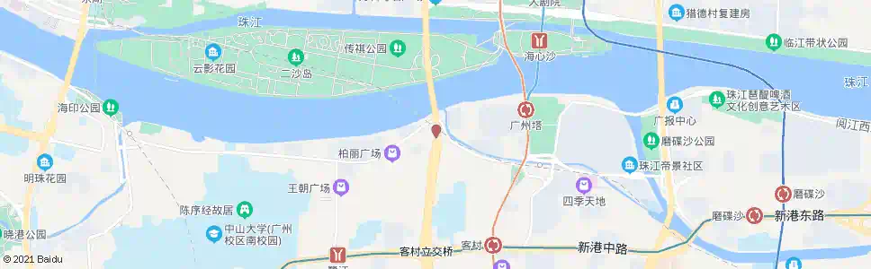 广州万江桥_公交站地图_广州公交_妙搜公交查询2025
