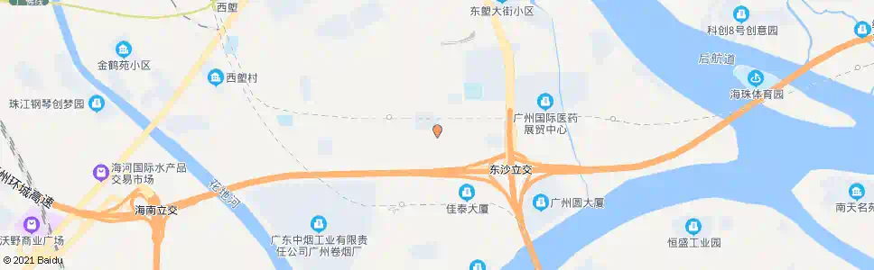 广州荷景路_公交站地图_广州公交_妙搜公交查询2025