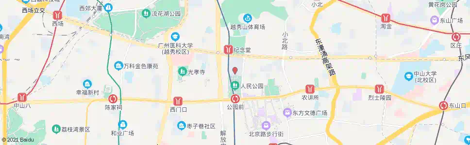 广州香洲_公交站地图_广州公交_妙搜公交查询2025