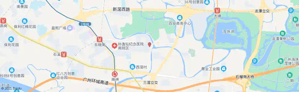 广州南洲花园总站_公交站地图_广州公交_妙搜公交查询2025