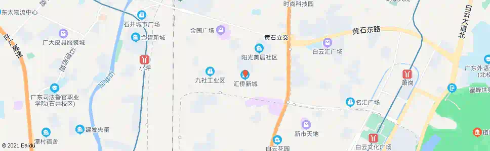 广州汇侨新城总站(汇侨中路)_公交站地图_广州公交_妙搜公交查询2025