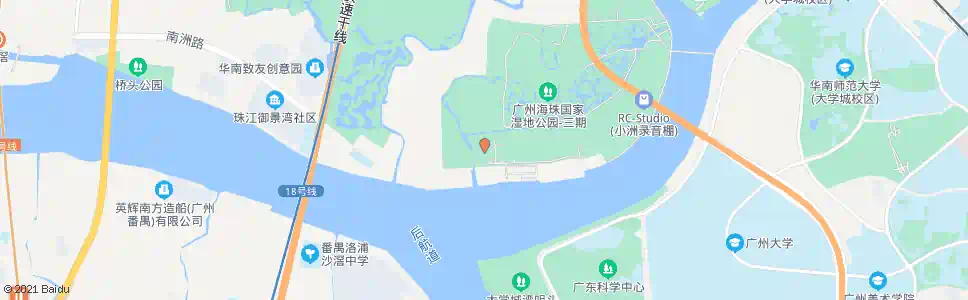 广州瀛洲路_公交站地图_广州公交_妙搜公交查询2025