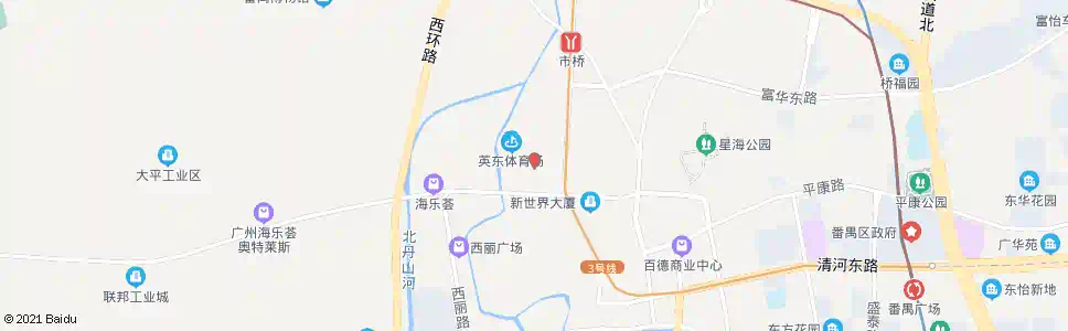 广州禺秀园_公交站地图_广州公交_妙搜公交查询2025