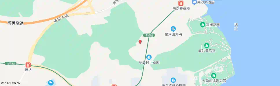 广州鹿颈村_公交站地图_广州公交_妙搜公交查询2025